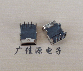辽宁Mini usb 5p接口,迷你B型母座,四脚DIP插板,连接器